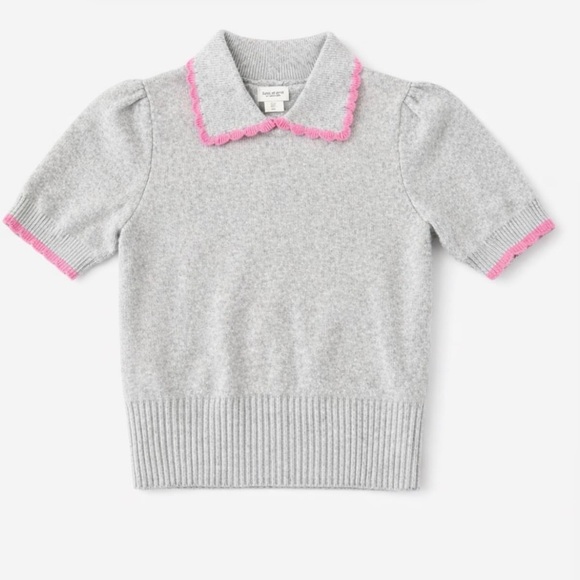 Song of style Gray and Pink Women's Sweater - Picture 2 of 6